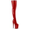 Pleaser - FLAMINGO3000 Plattform Overknee Stiefel - Rot Product image